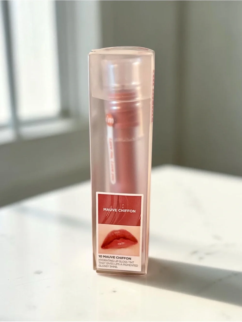 💎 I'M Meme Lip Silhouette Lip Gloss Tint 10 Mauve Chiffon